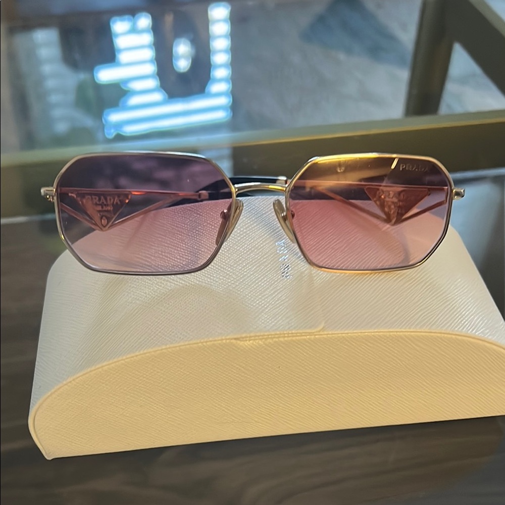 Prada Pink Gradient Sunglasses
